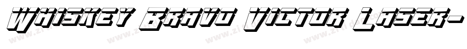 Whiskey Bravo Victor Laser字体转换